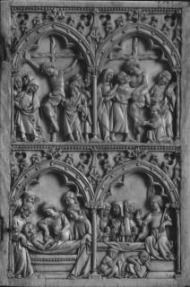 Diptych, 2 registers, 2 arches across (frise d'arcatures) (Wing, right)