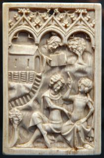Writing tablet, 1 register, 3 arches across (frise d'arcatures; plaquette; tablette à écrire) (Front)