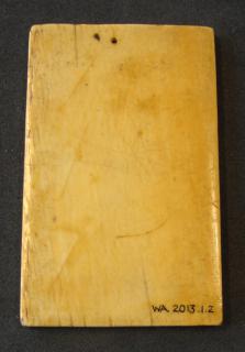 Panel, 1 register, 3 arches across (plaquette; frise d'arcatures) (Back)