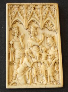 Panel, 1 register, 3 arches across (plaquette; frise d'arcatures) (Front)