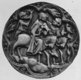 Mirror case, frame of 7 lobes (valve de miroir) (Front)