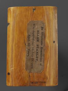 Wing, left (fragment of a diptych), 1 register (plaquette) (Back)