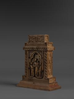 Panel, 1 register, 1 arch across (plaquette) (Side)