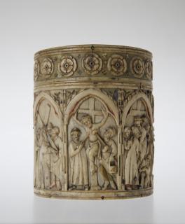 Cylindrical pyxis or reliquary (pyxide; frise d'arcatures) (Side)