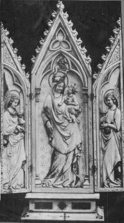 Gabled triptych, 1 register (tabernacle) (Front)