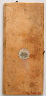 Wing, left (part of a diptych), 2 registers, 1 arch across (Back)