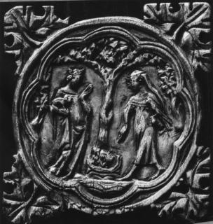 Mirror case, frame of 8 lobes (valve de miroir) (Front)