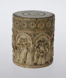 Cylindrical pyxis or reliquary (pyxide; frise d'arcatures) (Side)