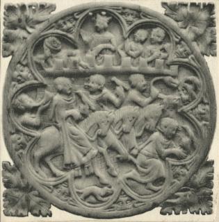 Mirror case, frame of 9 lobes (valve de miroir) (Front)