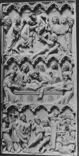 Diptych, 3 registers, 5 arches across (frise d'arcatures) (Wing, right)