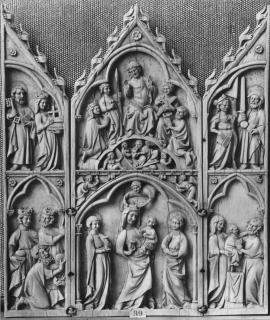 Gabled triptych, 2 registers (Front)