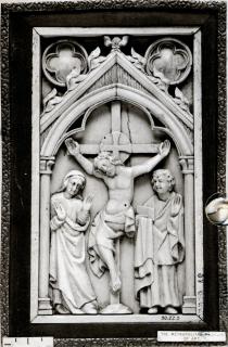 Panel, 1 register, 1 arch across (plaquette; colonnettes) (Front)