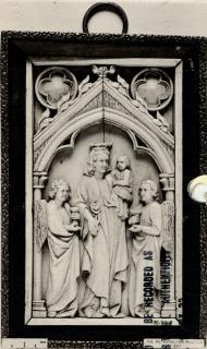 Panel, 1 register, 1 arch across (plaquette; colonnettes) (Front)