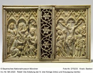 Panels (possibly writing tablets), 1 register, 3 arches across (plaquette; frise d'arcatures; tablettes à écrire) (Front)