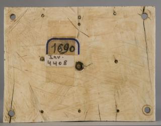Panel (fragment of a casket), 1 register, 4 arches across (frise d'arcatures; coffret) (Back)