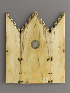 Gabled triptych, 2 registers (Back)