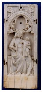 Panel (possibly fragment of a polyptych), 1 register, 1 arch across (plaquette) (Front)