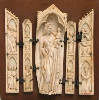 Gabled polyptych (tabernacle) (Front)