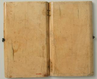 Diptych, 2 registers, 2 arches across (frise d'arcatures; colonnettes) (Back)