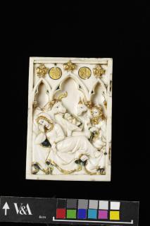 Polyptych, 1 register, with arches (frise d'arcatures; plaquettes) (Front)