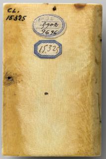 Wing, right (fragment of a diptych), 1 register, 3 arches across (frise d'arcatures; plaquette) (Back)