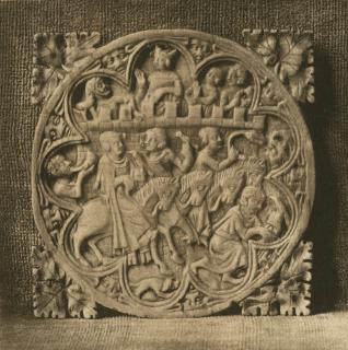 Mirror case, frame of 9 lobes (valve de miroir) (Front)