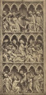 Diptych, 3 registers, 5 arches across (frise d'arcatures) (Wing, right)