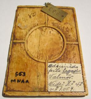 Writing tablet, 1 register, 3 arches across (plaquette; frise d'arcatures; tablette à écrire) (Back)