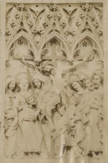 Diptych, 1 register, 3 arches across (plaquettes; frise d'arcatures) (Wing, right)