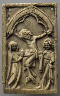 Panel (possibly a writing tablet), 1 register, 1 arch across (plaquette; tablette à écrire) (Front)