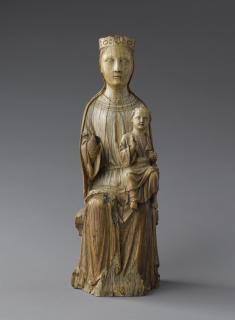 Statuette; Moussac Virgin and Child (Vierge à l'enfant de Moussac) (Front)