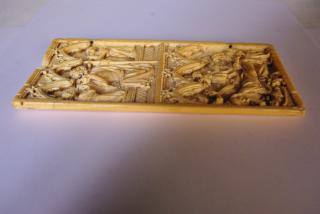 Wing, left (fragment of a diptych), 2 registers (Side, left)