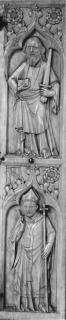 Triptych, 2 registers, with ogee arches; known as the Triptych of John Grandisson (Wing, right)