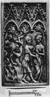 Writing tablet (tablettes à écrire), 1 register, 3 arches across (plaquette, frise d'arcatures) (Front)