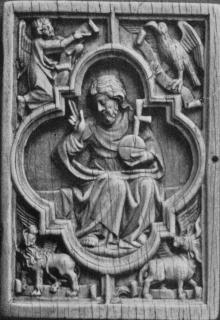 Diptych, with quatrefoils (quatre-feuille) (Wing, right)
