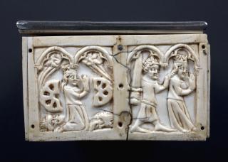 Casket with arches (coffret; frise d'arcatures) (End, right)