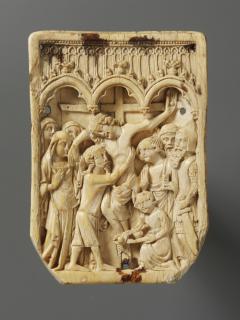 Pax, 1 register, 3 arches across (plaquette; frise d'arcatures; baiser de paix) (Front)