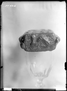 Complete set of 6 writing tablets and 2 covers, with case and stylus (frise d'arcatures; plaquettes; tablettes à écrire) (Case)