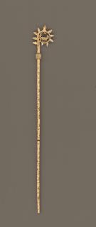 Painted crozier (crosse) (Side)