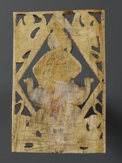 Openwork panel (plaque ajourée); probably used as part of the binding of a book (Back)