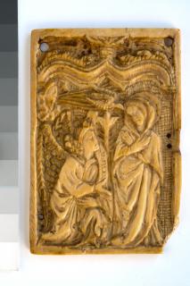 Panel, 1 register, 1 ogee arch across (plaquette) (Front)