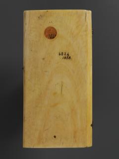 Diptych, 2 registers, bands of rosettes (décor de roses) (Wing, right, back)