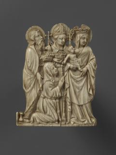 Fragment of an openwork panel (plaque ajourée; probably fragment from a diptych; wing, left) (Front)
