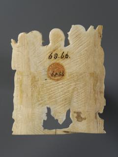 Relief (appliqué; fragment from a polyptych or tabernacle) (Back)