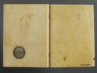 Diptych, 1 register, 3 arches across (plaquettes; frise d'arcatures) (Back)