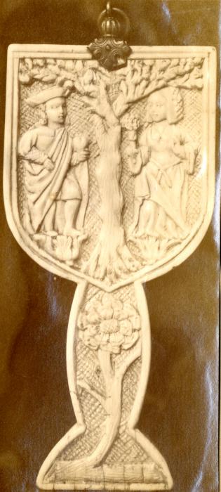Mirror with handle (miroir à manche) (Front)