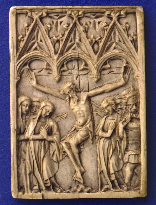 Panel, 1 register, 3 arches across (frise d'arcatures; plaquette) (Front)