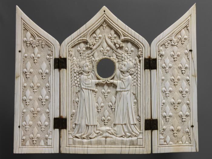 Ogee-shaped triptych, 1 register (Front)
