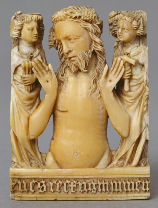 Relief, possibly part of a pax (appliqué; baiser de paix) (Front)