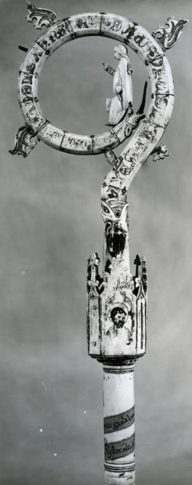 Painted crozier (crosse)